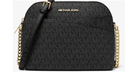 michael kors black logo purse